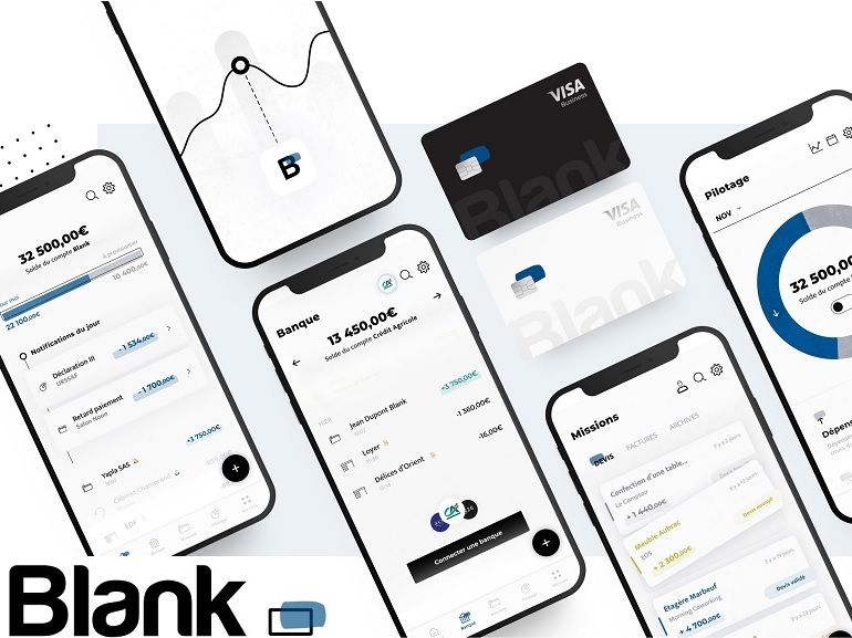 Blank la banque mobile pour les indépendants et entrepreneurs