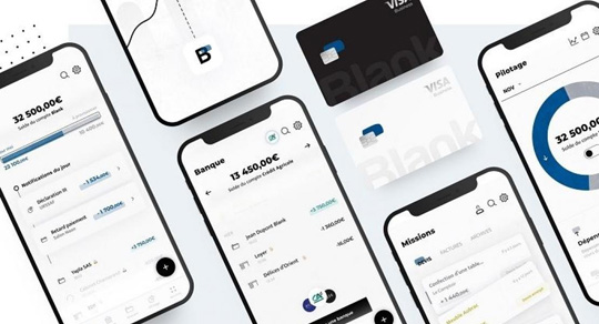 Blank la banque mobile pour les indépendants et entrepreneurs