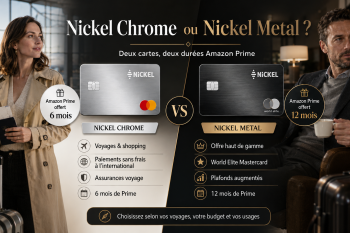 Comparatif Nickel Chrome et Nickel Metal avec 6 mois ou 12 mois d’Amazon Prime offerts
