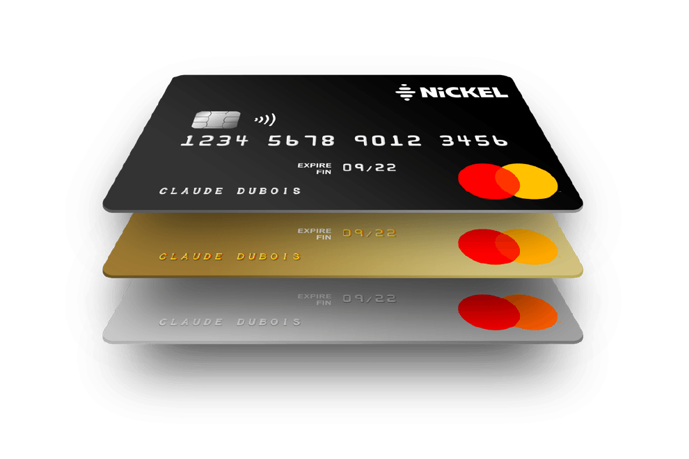 Cartes Nickel Chrome neobanque