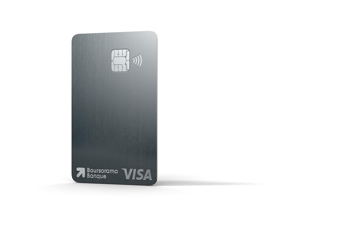 Nouvelle carte haut de gamme Visa Ultim Metal Boursorama 